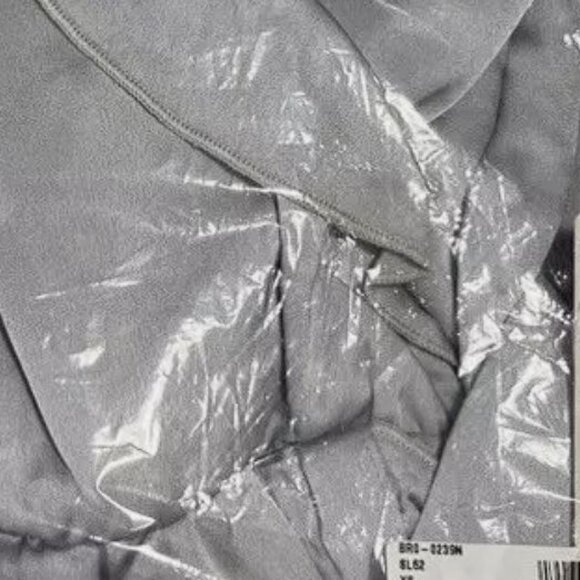 SHOW ME YOUR MUMU Samantha Ruffle Wrap Dress Bridal Silver Luxe Satin Size Small - Picture 4 of 4